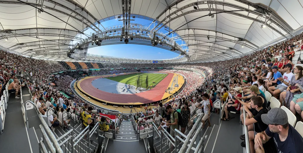 Atlétikai vb, Atlétikai Világbajnokság, World Athletics, Szabadtéri atlétikai világbajnokság, Budapest, 2023. 08. 20., férfi kalapácsvetés, döntő, Halász Bence, örömképek 