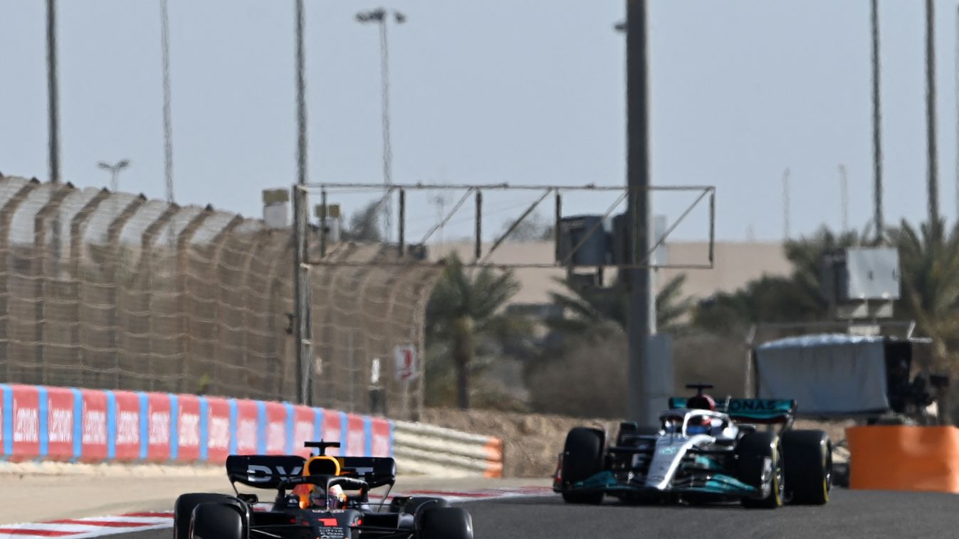 Forma-1, Bahreini Nagydíj, péntek, Verstappen, Russell, Mercedes, Red Bull 