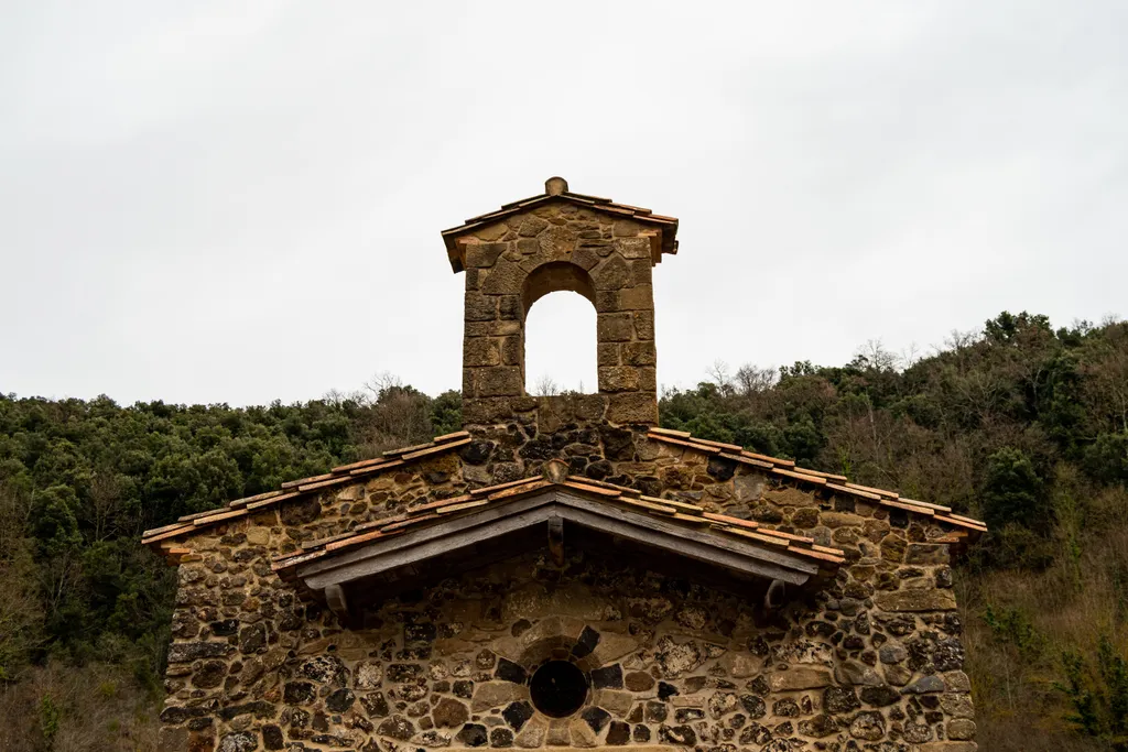 Santa Margarida vulkán templom 