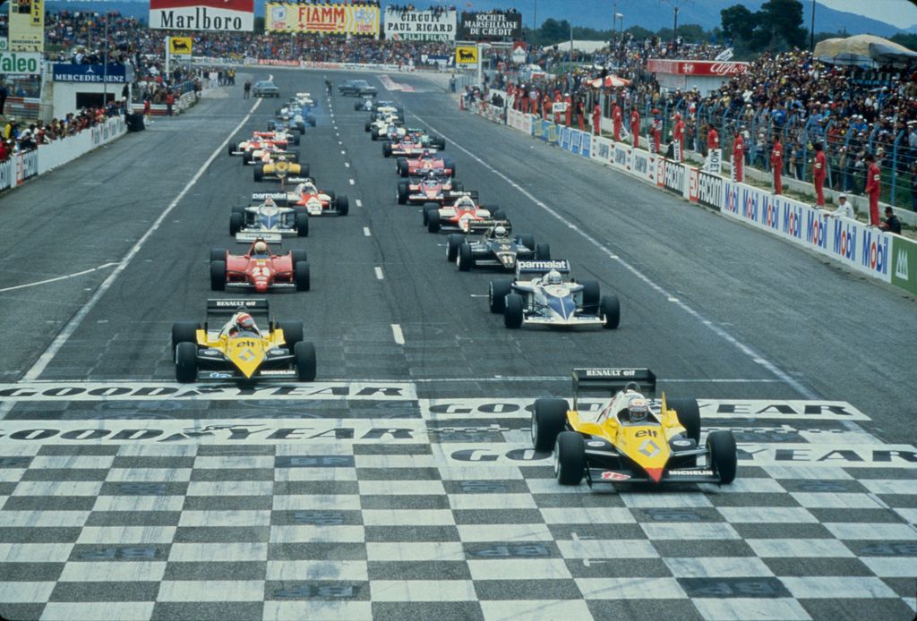 Forma-1, Eddie Cheever, Alain Prost, Renault, Francia Nagydíj 1983 