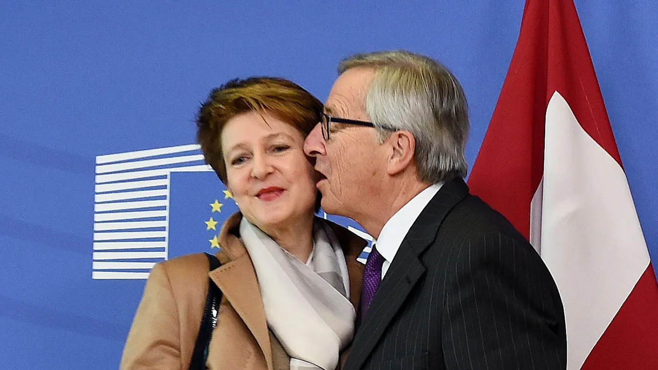 Jean-Claude Juncker, csókol 