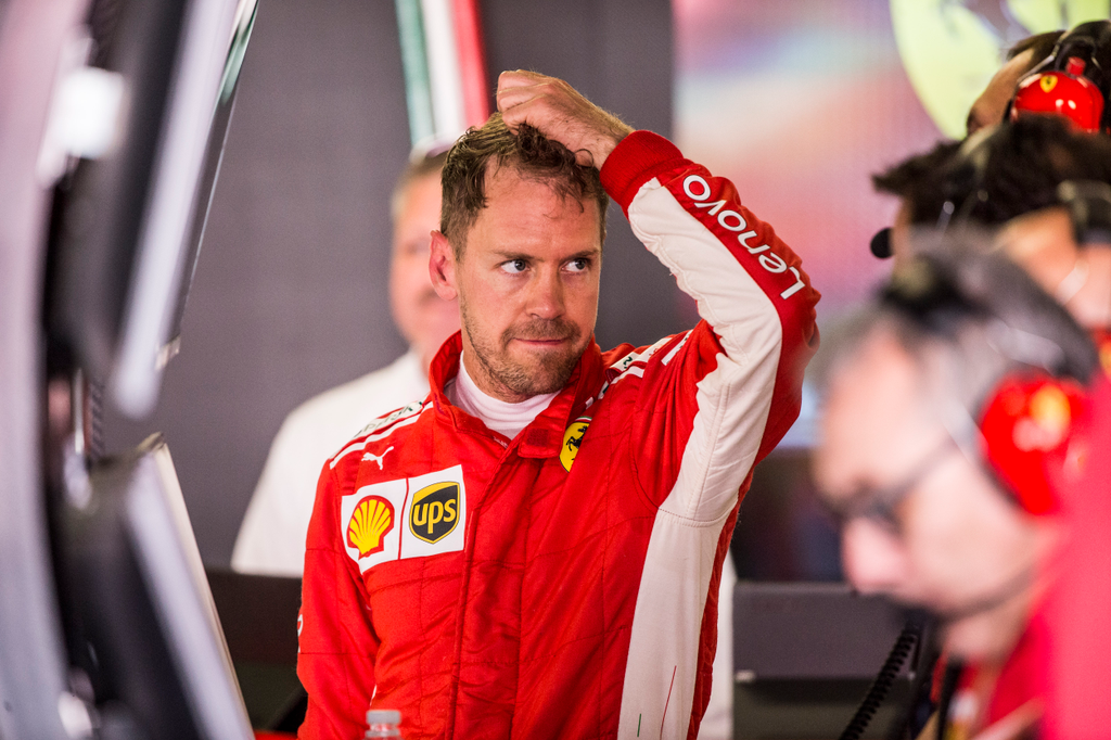 A Forma-1-es Spanyol Nagydíj péntek napja, Sebastian Vettel, Scuderia Ferrari 