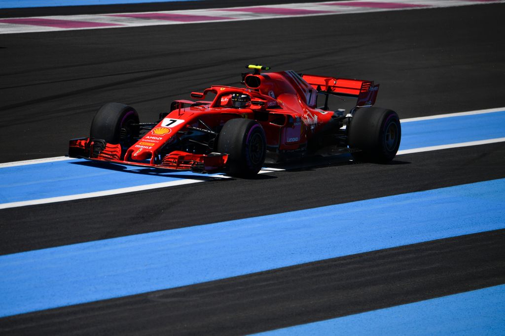 A Forma-1-es Francia Nagydíj pénteki napja, Kimi Räikkönen, Scuderia Ferrari 