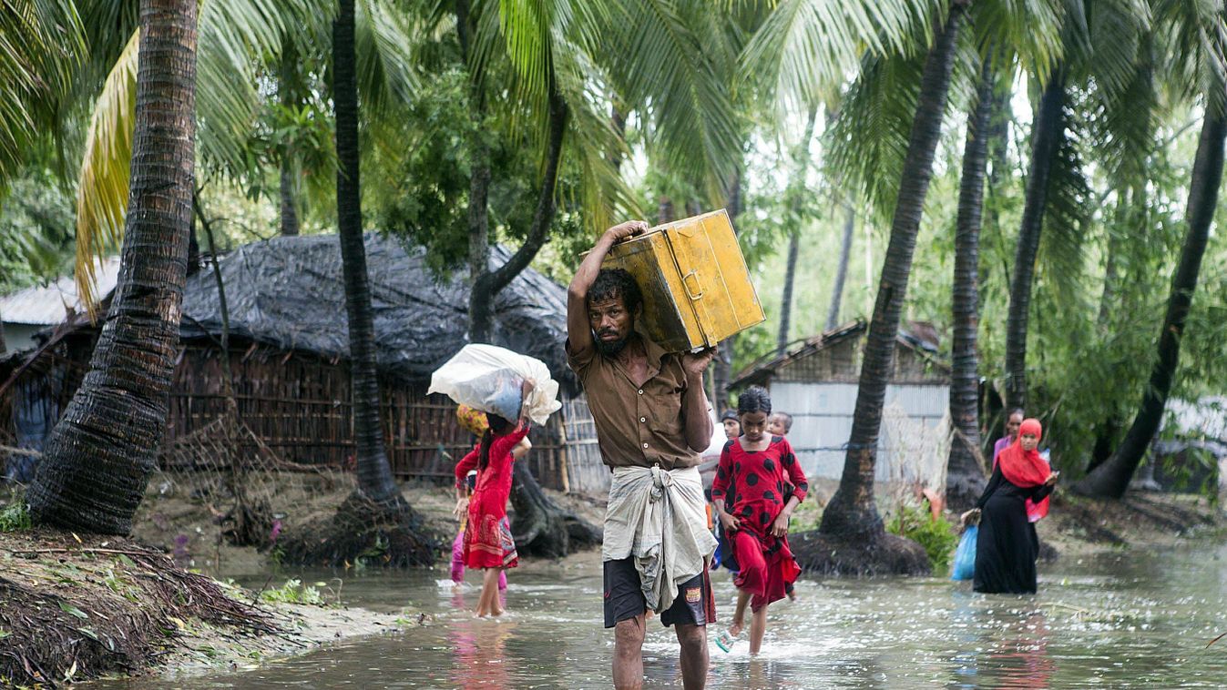 Banglades, földcsuszamlás, árvíz 
