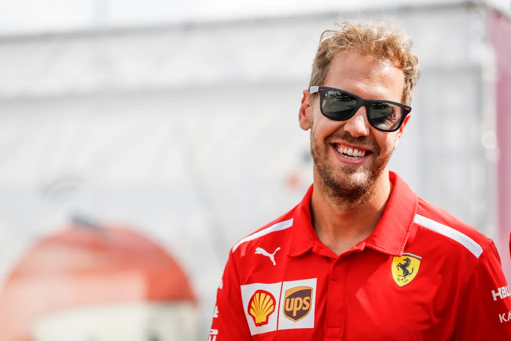 Előkészületek a Forma-1-es Belga Nagydíjra, Sebastian Vettel, Scuderia Ferrari 