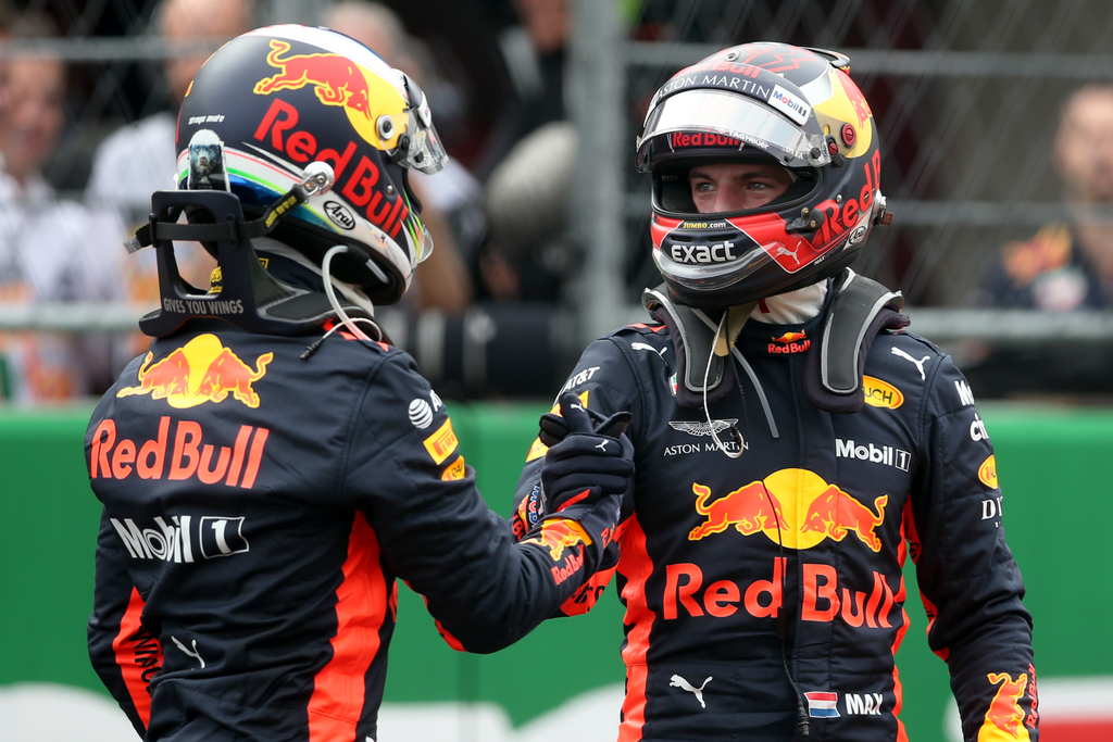 Forma-1, Mexikói Nagydíj, Daniel Ricciardo,Max Verstappen, Red Bull Racing 