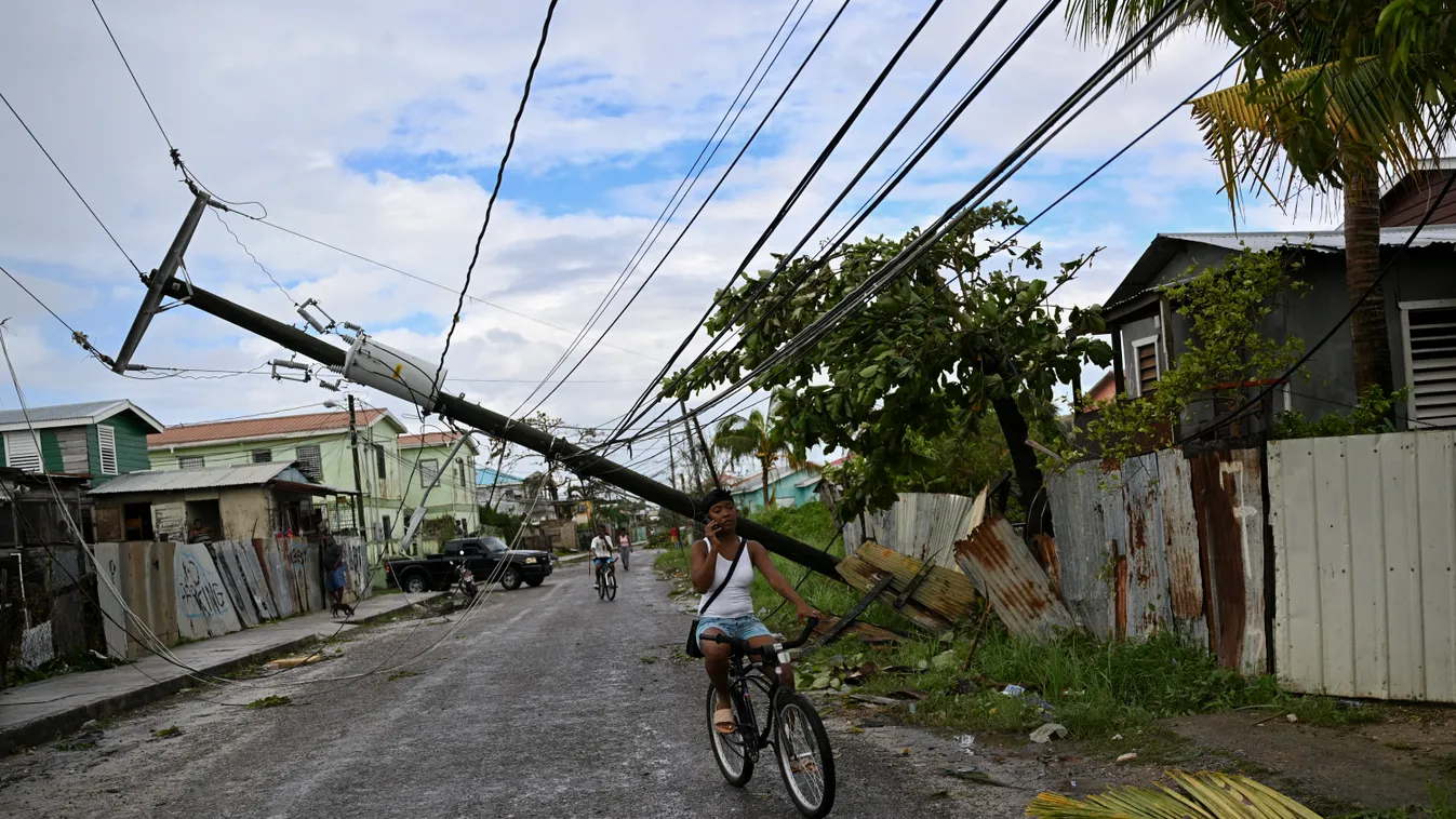 Lisa hurrikán, Belize, pusztítás, rombolás, Közép-Amerika 