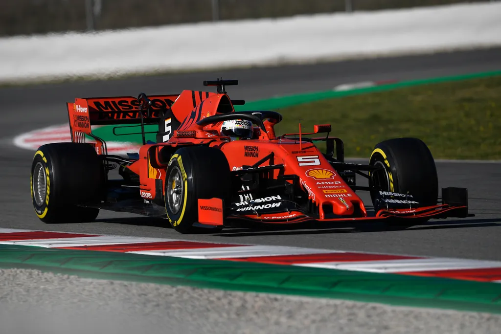 Forma-1, teszt, Barcelona, 6. nap, Sebastian Vettel, Scuderia Ferrari 