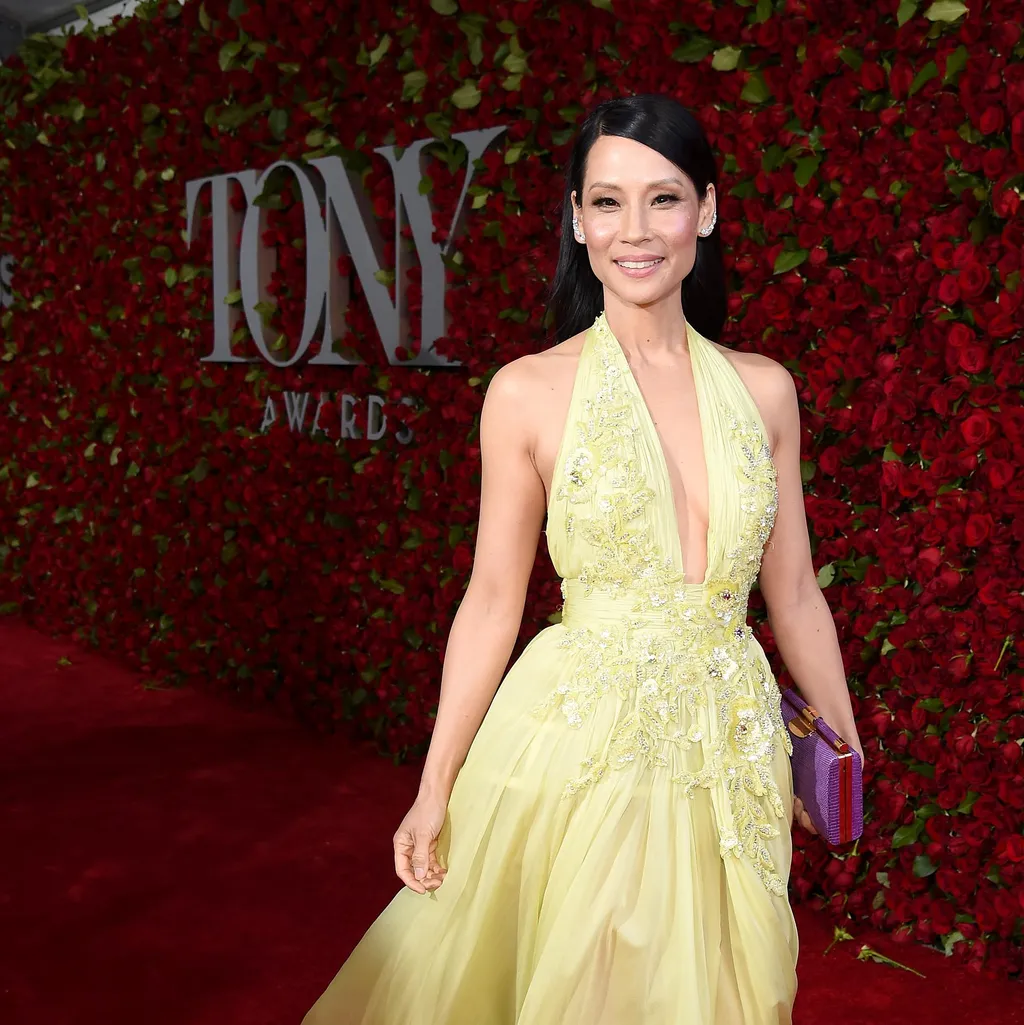 2016 Tony Awards - Red Carpet GettyImageRank1 People VERTICAL Looking At Camera Full Length Theatrical Performance SMILING USA New York City One Person Television Show Photography Lucy Liu Arts Culture and Entertainment Attending Celebrities Annual Tony A
