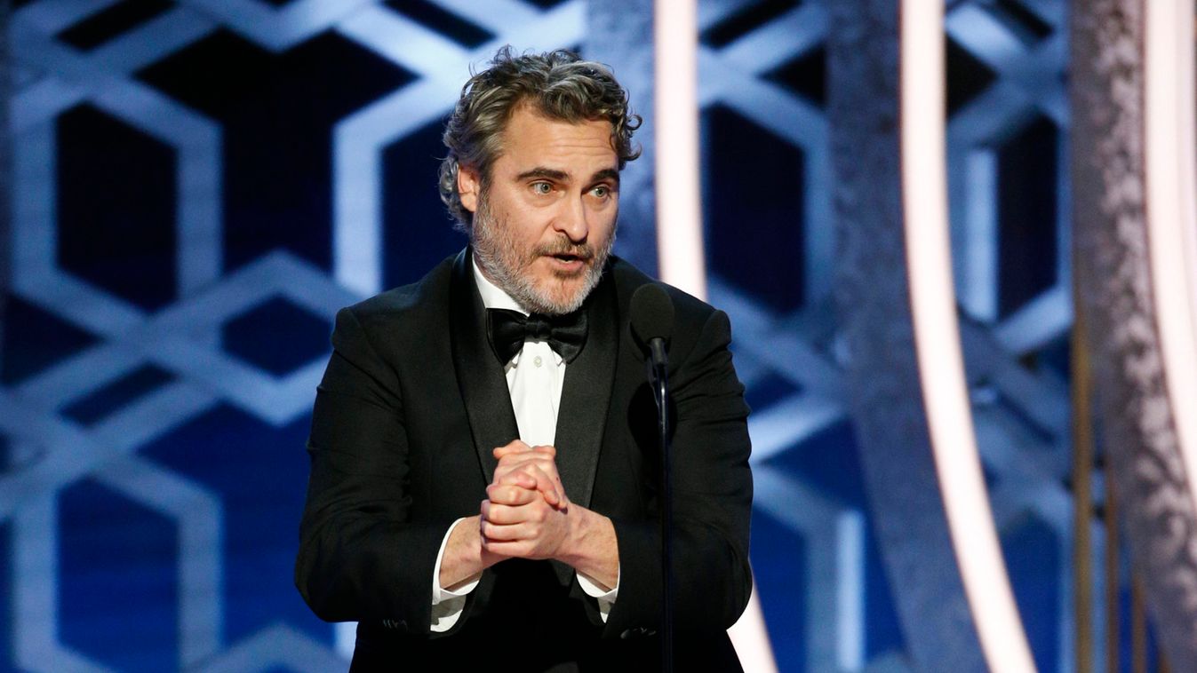 PHOENIX, Joaquin Beverly Hills, 2020. január 6.
Az NBC felvételén Joaquin Phoenix amerikai színész átveszi a filmdráma kategória legjobb férfi főszereplőjének járó elismerést a Joker című mozifilmben nyújtott alakításáért a Hollywoodban akkreditált külföl