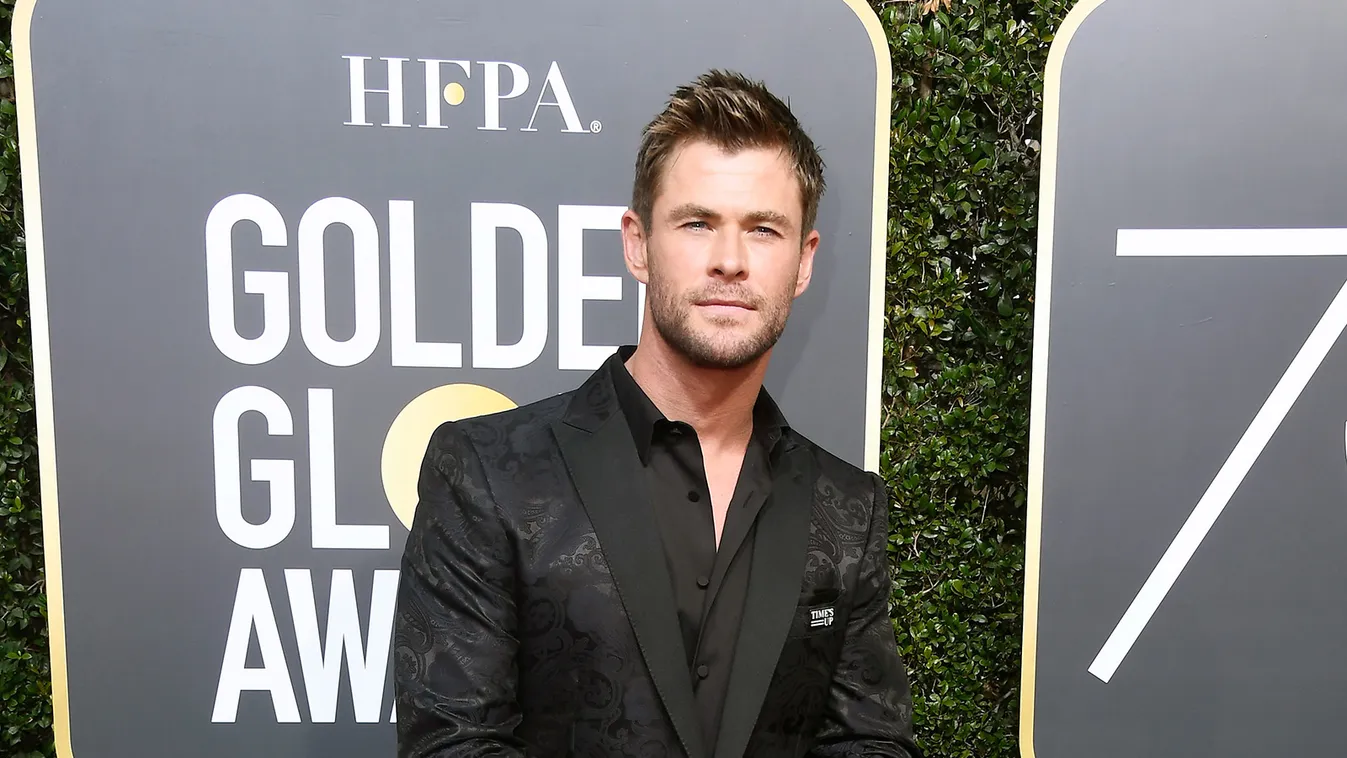 Chris Hemsworth Pasimustra a Golden Globe vörös szőnyegéről 