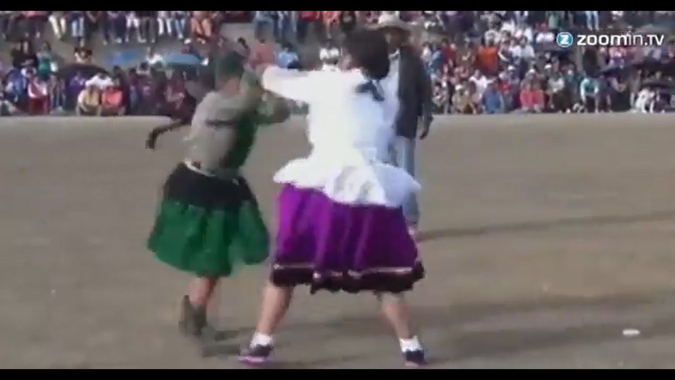 Peru, Takanakuy fesztivál, bunyó 