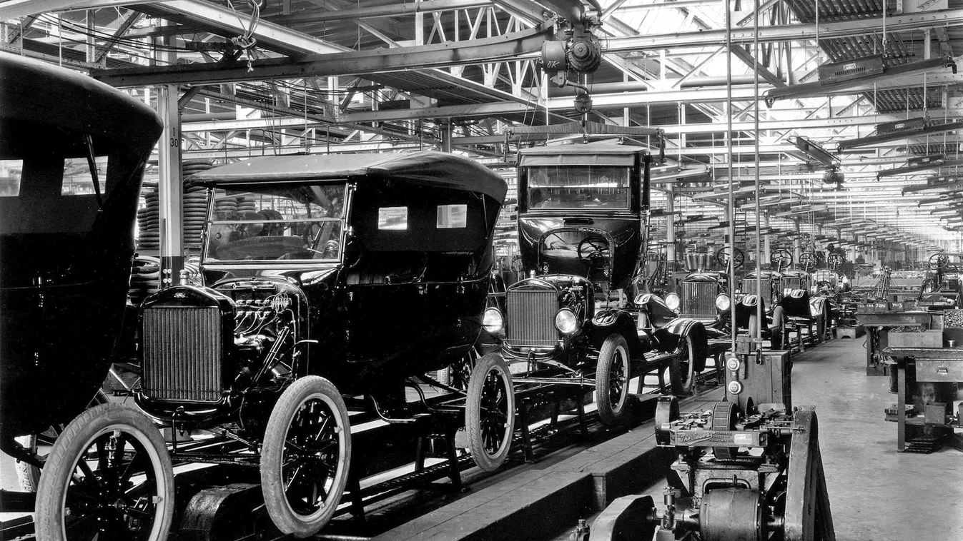 Ford T-modell futószalag autógyártás 