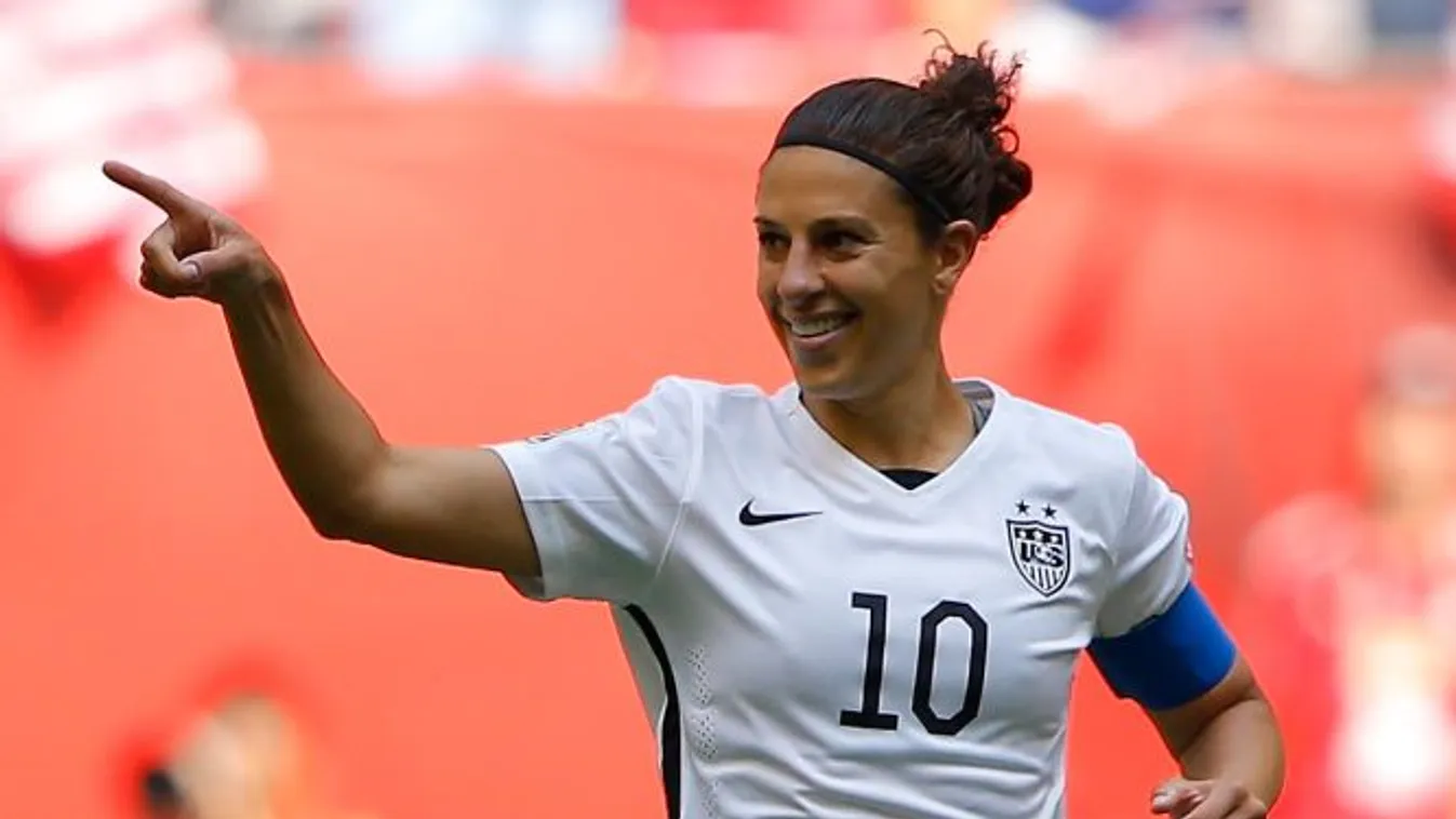 USA v Japan: Final - FIFA Women's World Cup 2015 VANCOUVER, BC - JULY 05:  Carli Lloyd #10 of the United States celebrates scoring the opening goal against Japan in the FIFA Women's World Cup Canada 2015 Final at BC Place Stadium on July 5, 2015 in Vancou