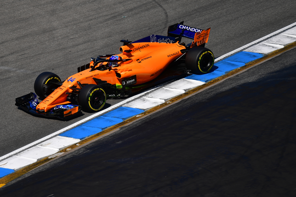 A Forma-1-es Német Nagydíj pénteki napja, Fernando Alonso, McLaren Racing 