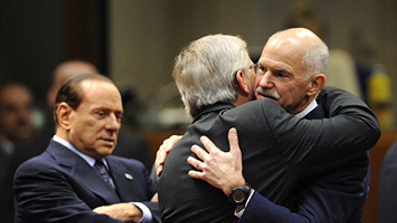 EU, Európai Unió, Adósságválság, EU-csúcs, bankok feltőkésítése, George Papandreou, Silvio Berlusconi, 