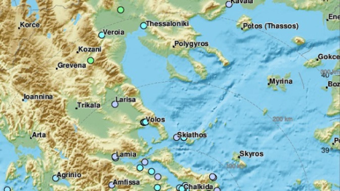 Athén, földrengés 
