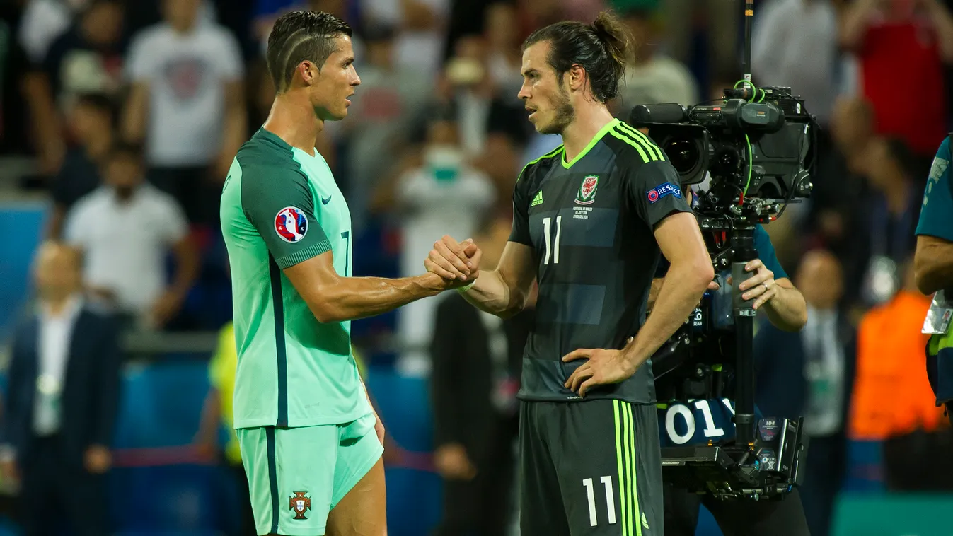 Cristiano Ronaldo Gareth Bale Portugália - Wales Európa Bajnoki elődöntő - Lyon Portugália 2-0-ra továbbjutott 