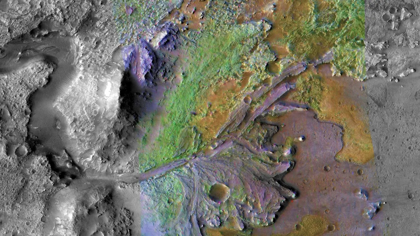 Jezero-kráter, Mars 