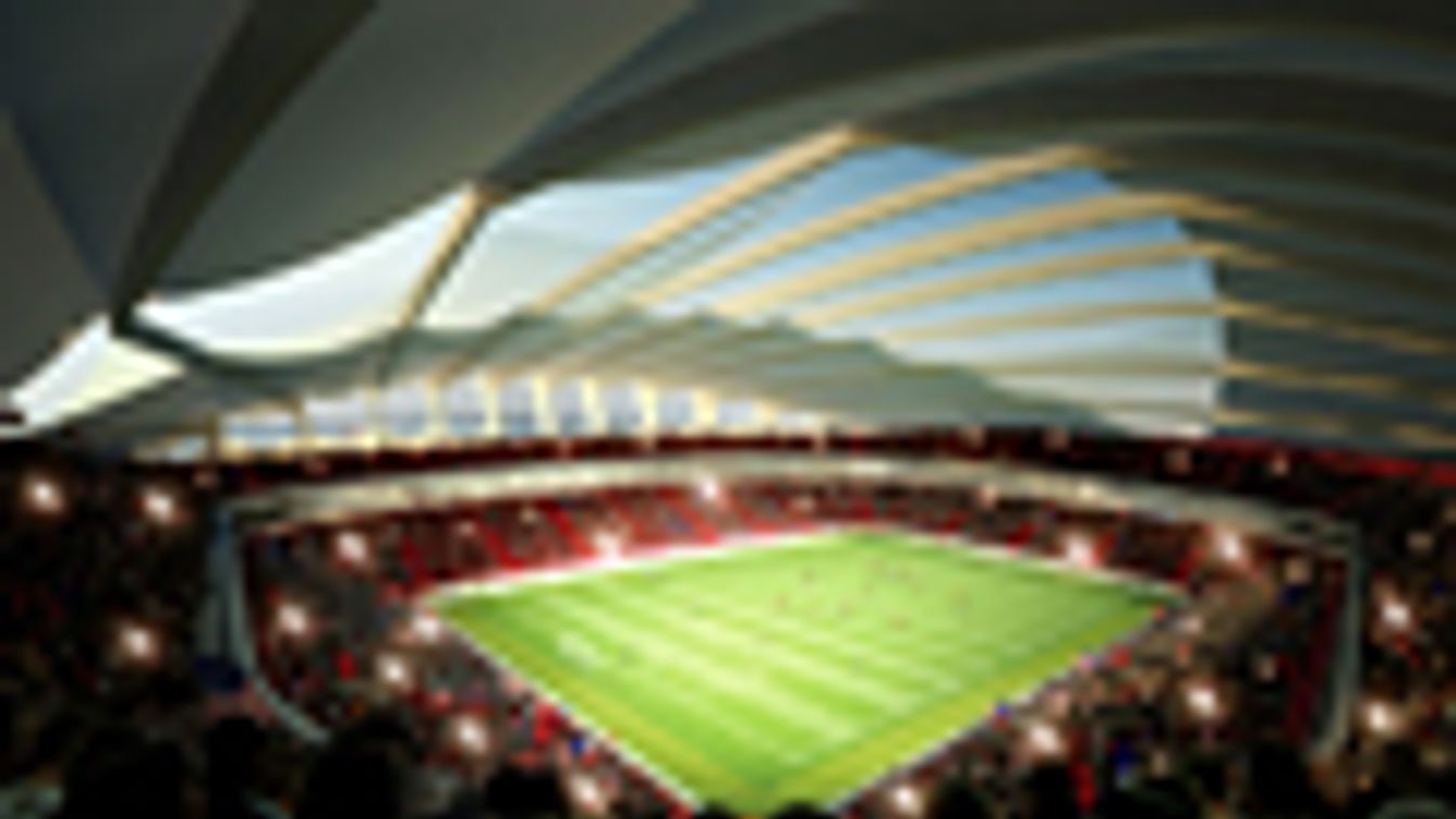 Egy katari stadion látványterve a 2022-es foci vb-re, Robotok fociznak, Bajnokok Ligája 2027 