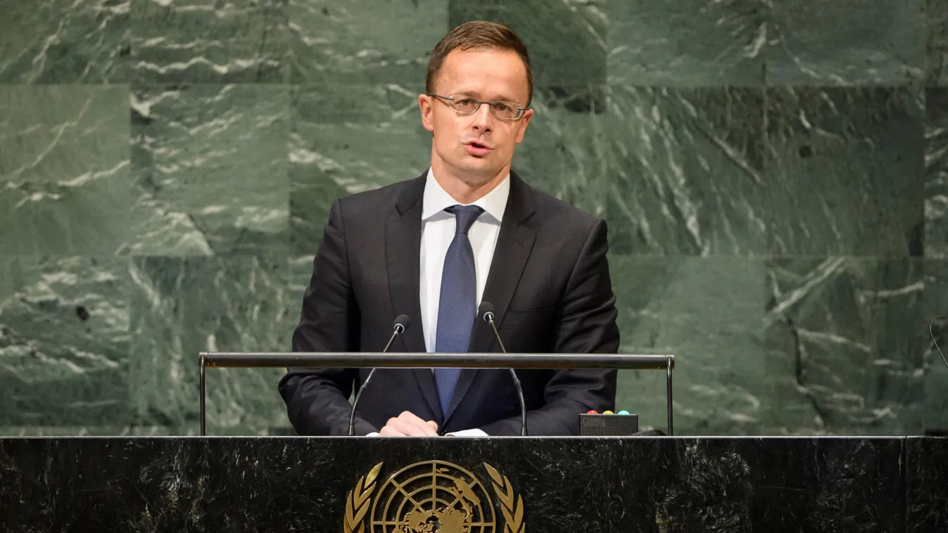 Szijjártó Péter felszólalt az ENSZ-közgyűlés csúcsszintű ülésszakán New Yorkban 