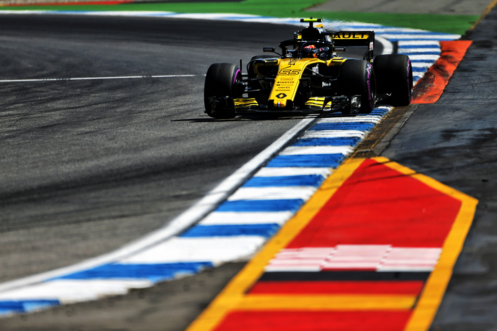 A Forma-1-es Német Nagydíj pénteki napja, Carlos Sainz, Renault Sport Racing 