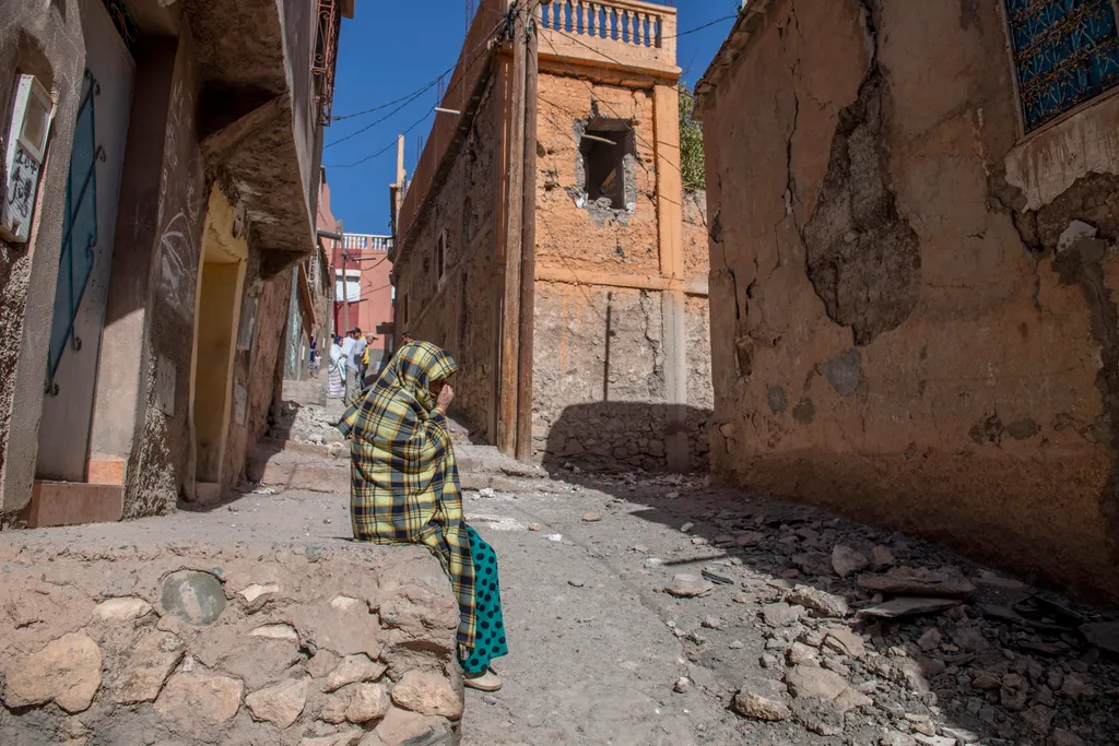Marokkó, földrengés, Észak-Afrika, 2023.09.09., 