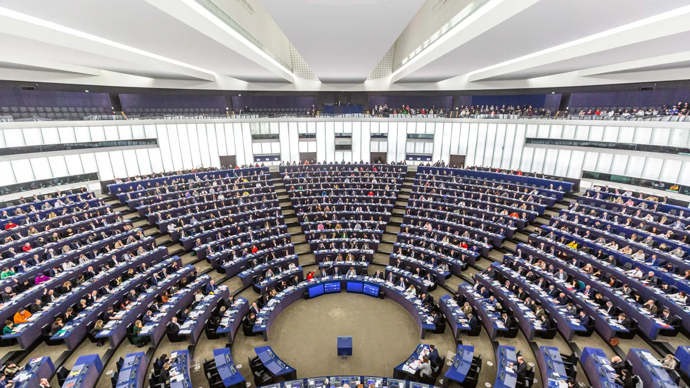EU Parliament in Strasbourg POLITICS PARLIAMENT EU EUROPEAN PARLIAMENT 