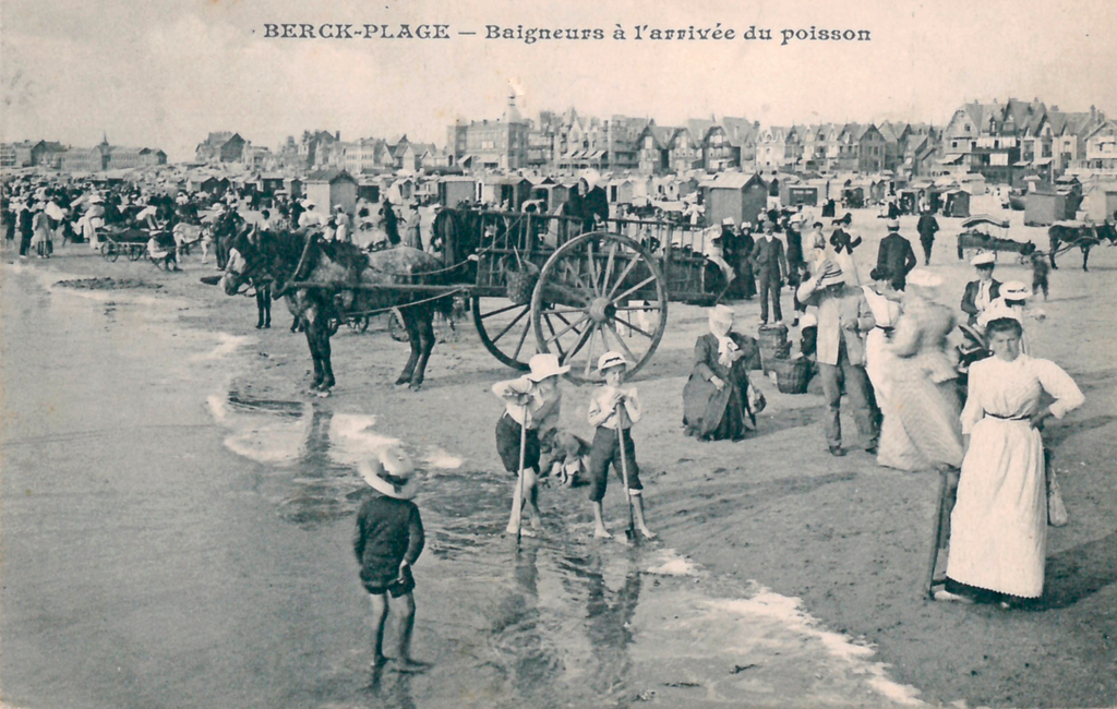 Aeroplage a Berck 20 20e 20eme XX XXe XXeme siecle pas de calais plage char a voile char a voiles Franciaország strand 
