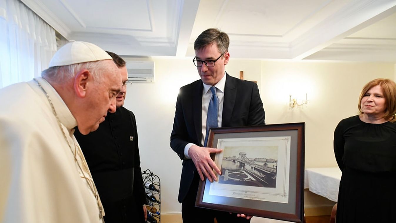 Karácsony Gergely Ferenc pápával találkozik 