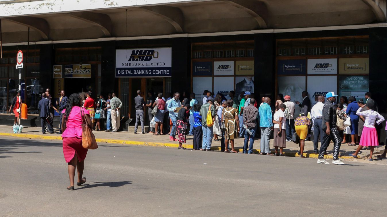 Zimbabwe készpénz hiány 
