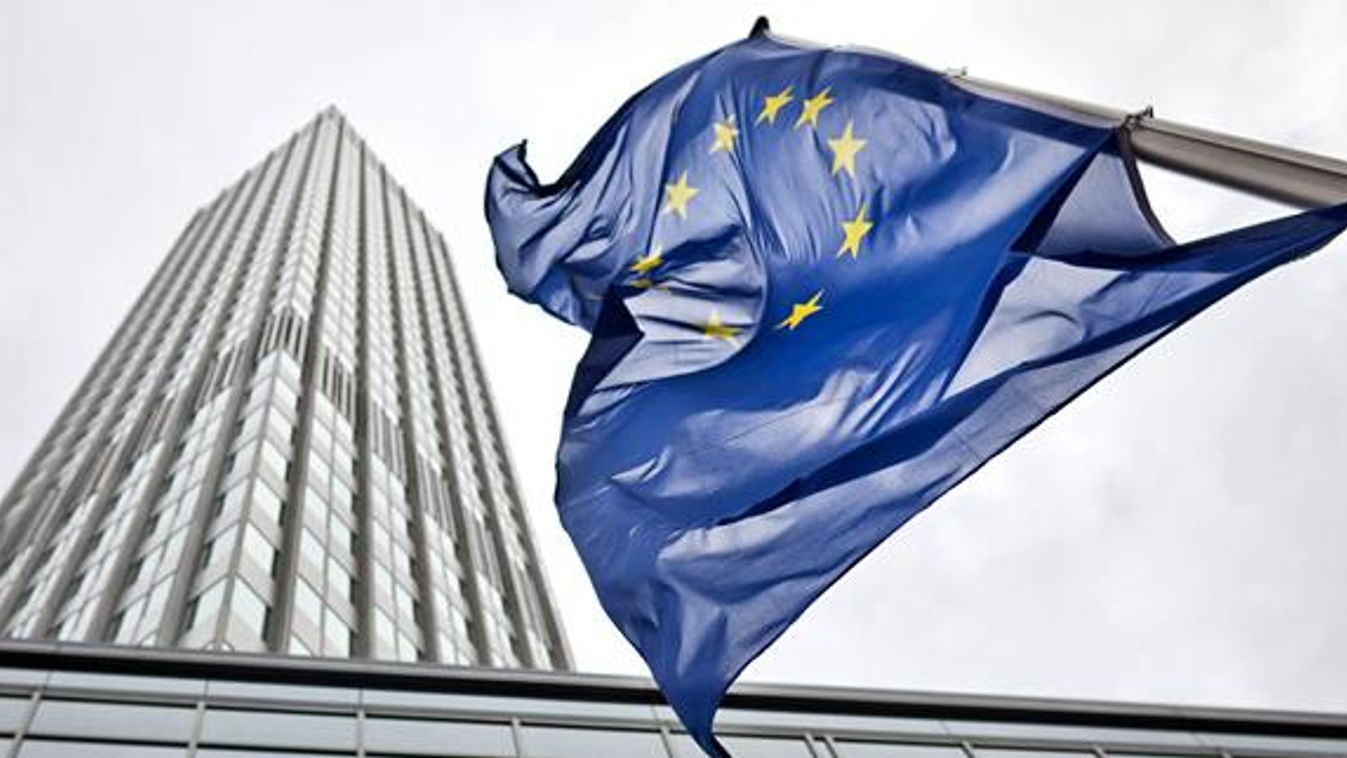 EU, Eurózóna, Európai Unió, az Európai Központi Bank épülete, ECB 