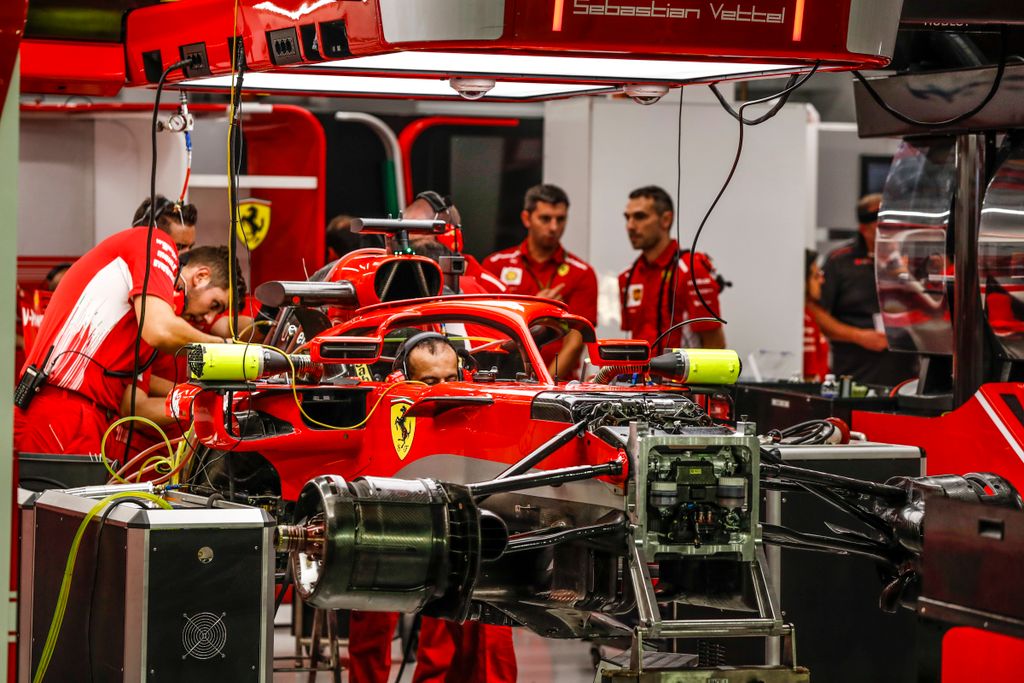 Előkészületek a Forma-1-es Szingapúri Nagydíjra, Scuderia Ferrari 