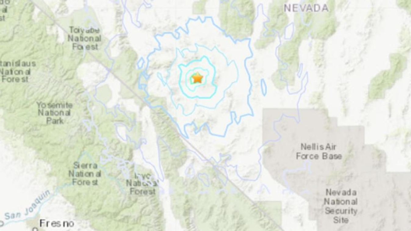 Nevada, földrengés 