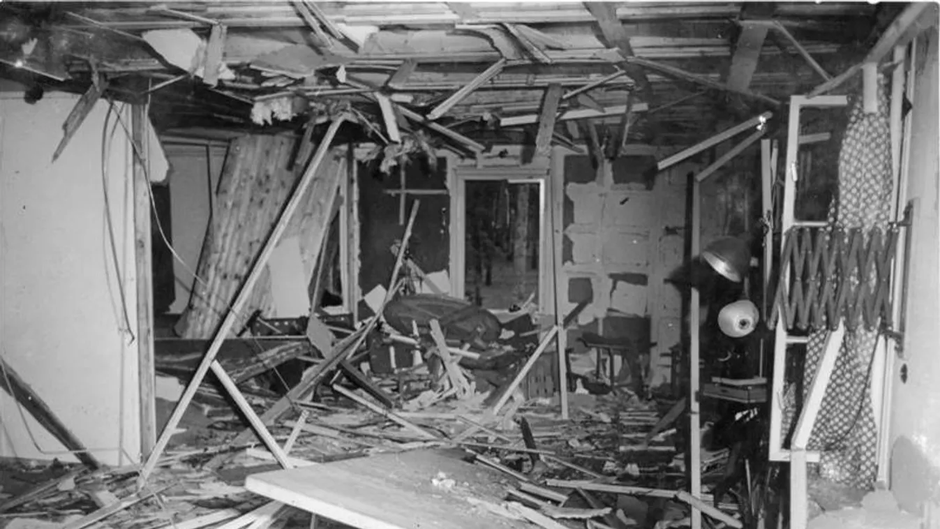 A merénylet helyszíne a robbanás után, Merénylet Hitler ellen 