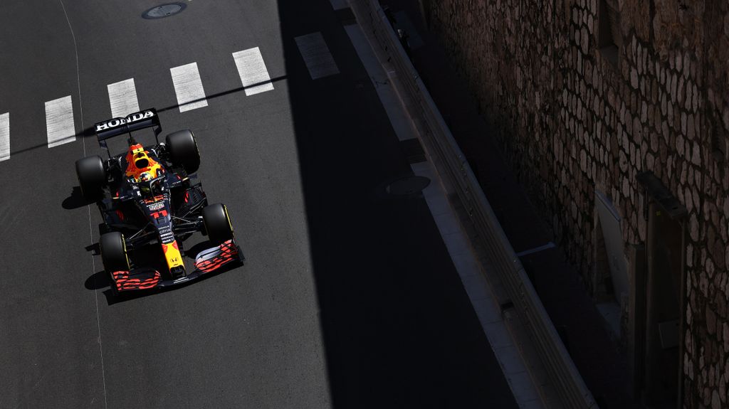Forma-1, Sergio Pérez, Red Bull, Monacói Nagydíj 2021, csütörtök 