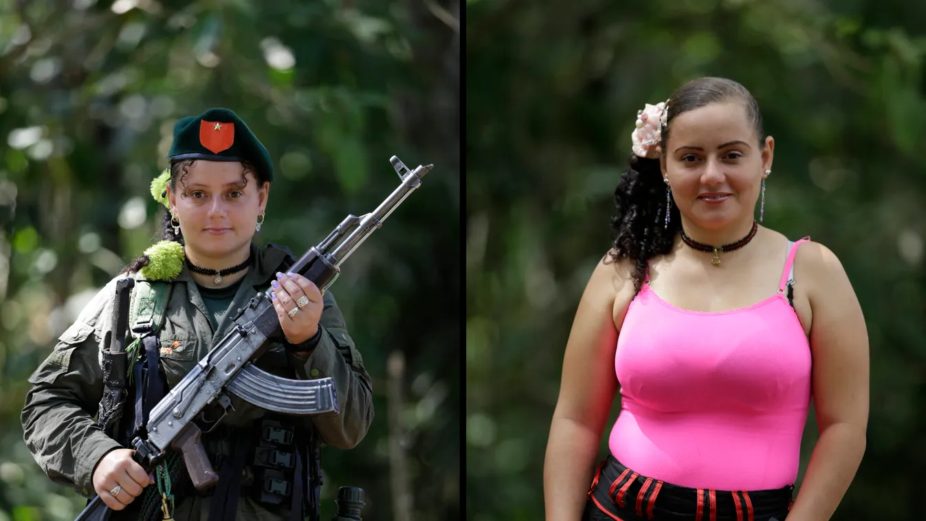 Női gerillák kolumbiai Kolumbia dzsungel katonai  katonai gerillaszervezete Kolumbiai Forradalmi Fegyveres Erők (FARC) Putumayo 