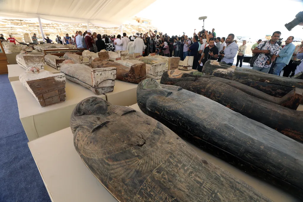 Régészeti leletek Egyiptomban 