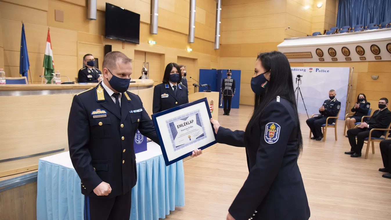 Főkapitányi elismerés a hős újpesti rendőröknek, dicséret, 2021.02.02. 