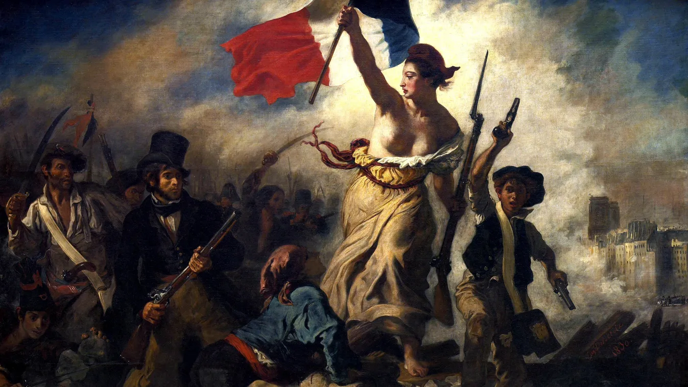 Eugene Delacroix: A szabadság vezeti a népet 