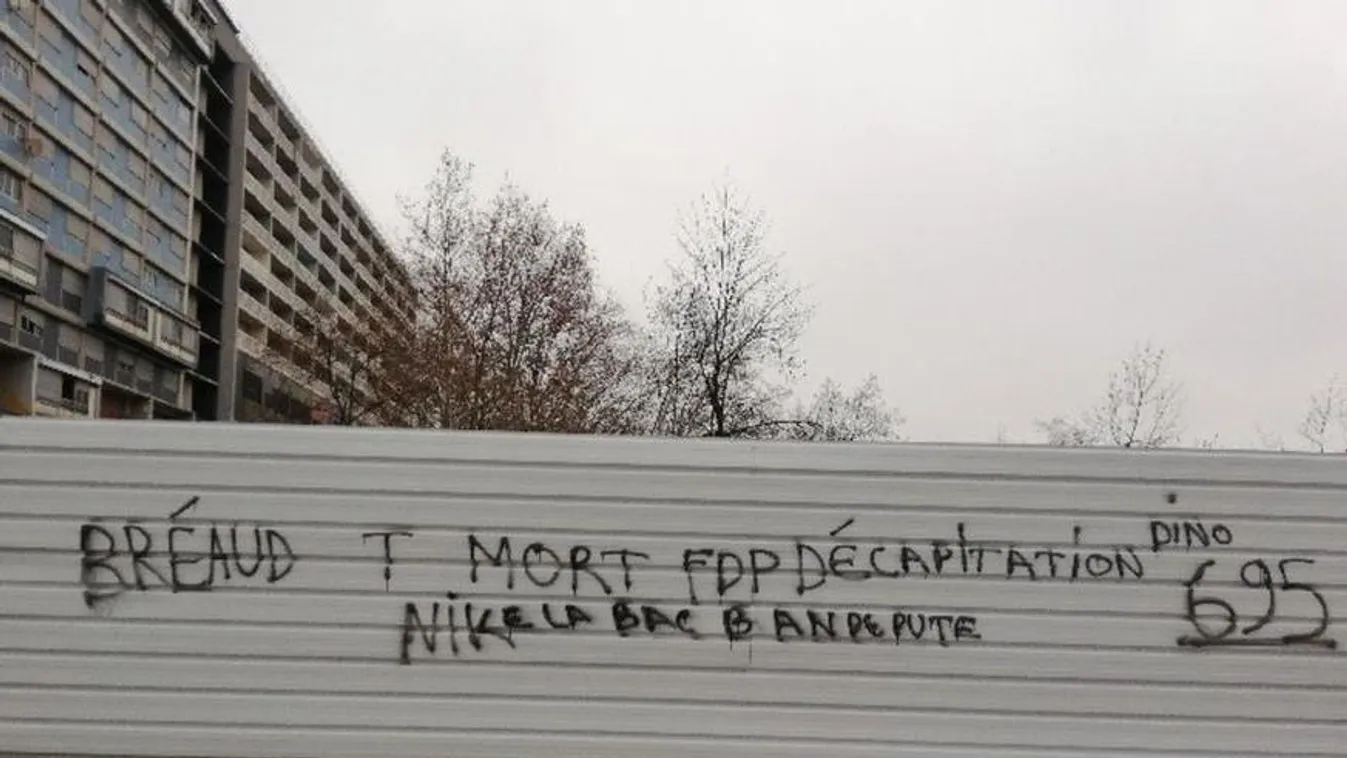 Graffiti, tag, fenyegetés, Jérémie Bréaud 