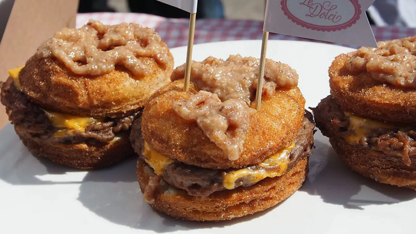 Cronut Burger from Epic Burgers & Waffles and La Dolci