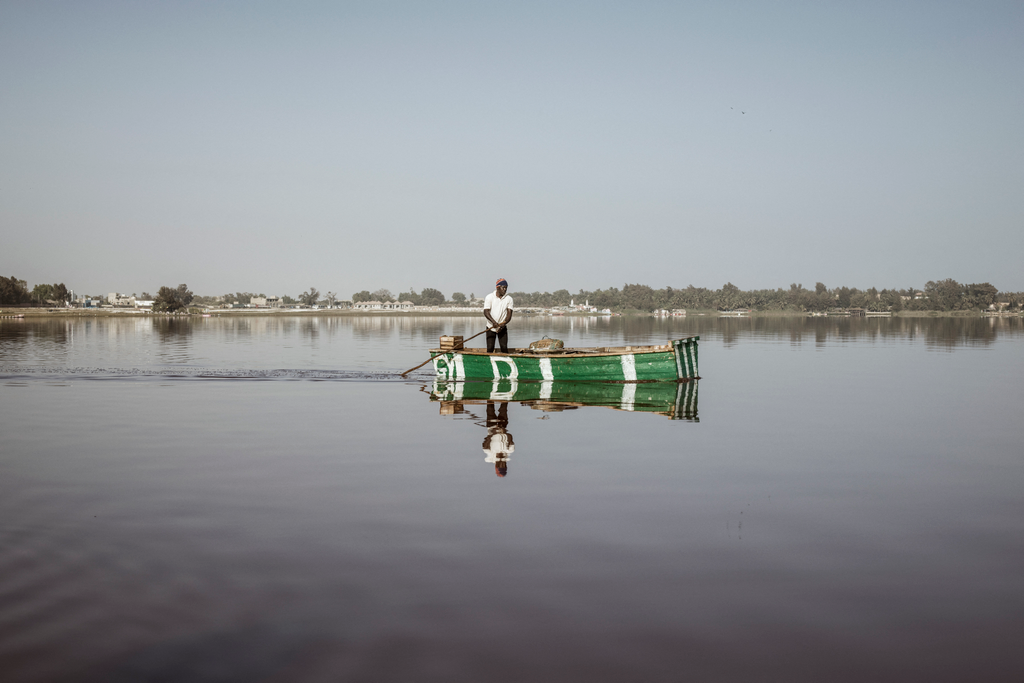 só, halászat, sóhalászat, Szenegál, Retba-tó, galéria, 2021 