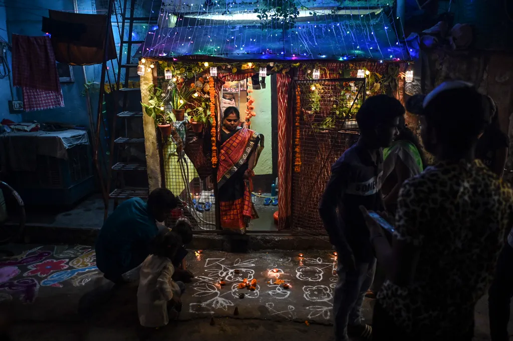 divali fényünnep, india, galéria 