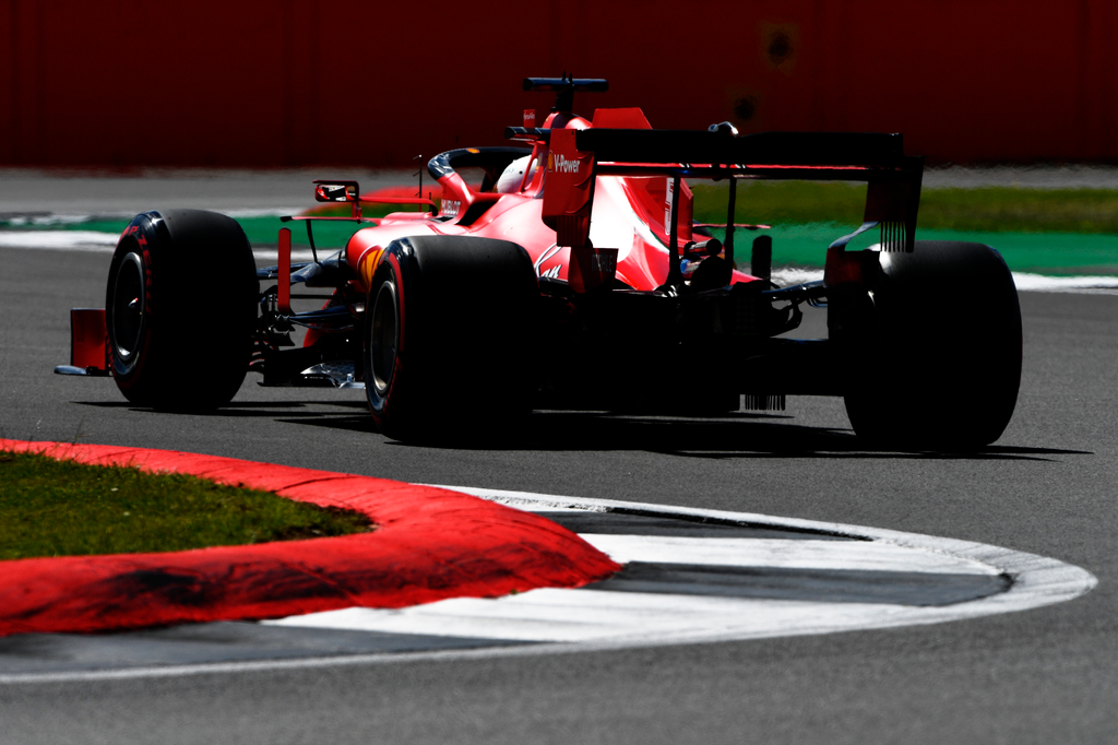 Forma-1, Brit Nagydíj, időmérő, Sebastian Vettel, Ferrari 