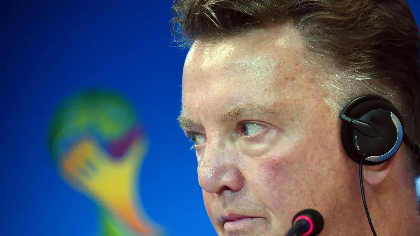 Louis van Gaal a holland csapat edzője 