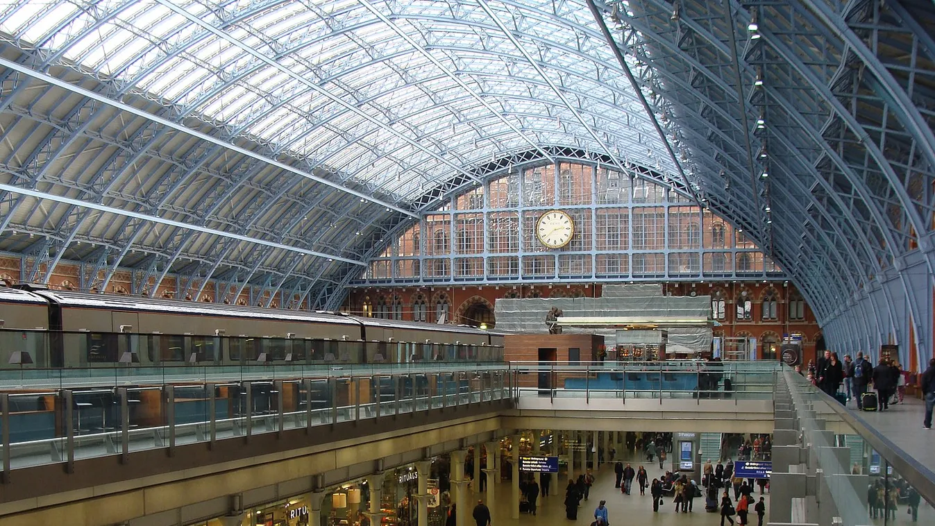 A londoni St. Pancras pályaudvar 