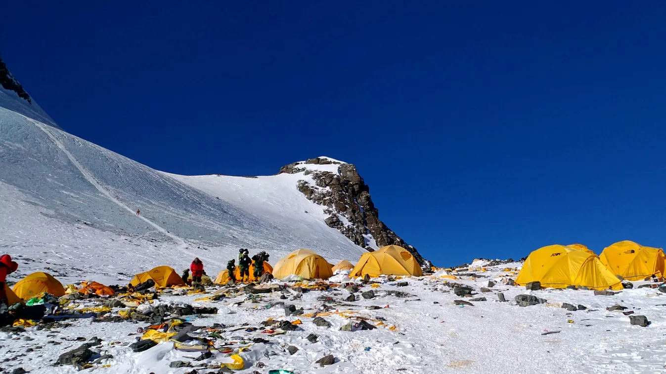 Mount Everest szemét 