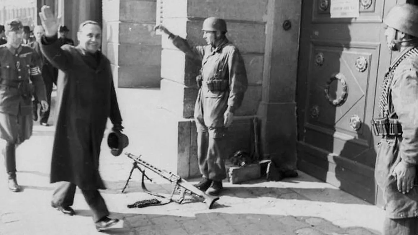 Szálasi Ferenc, Szálasi Ferenc a Honvédelmi Minisztériumba érkezik (1944 októbere), Amikor megszűnt a magyar állam