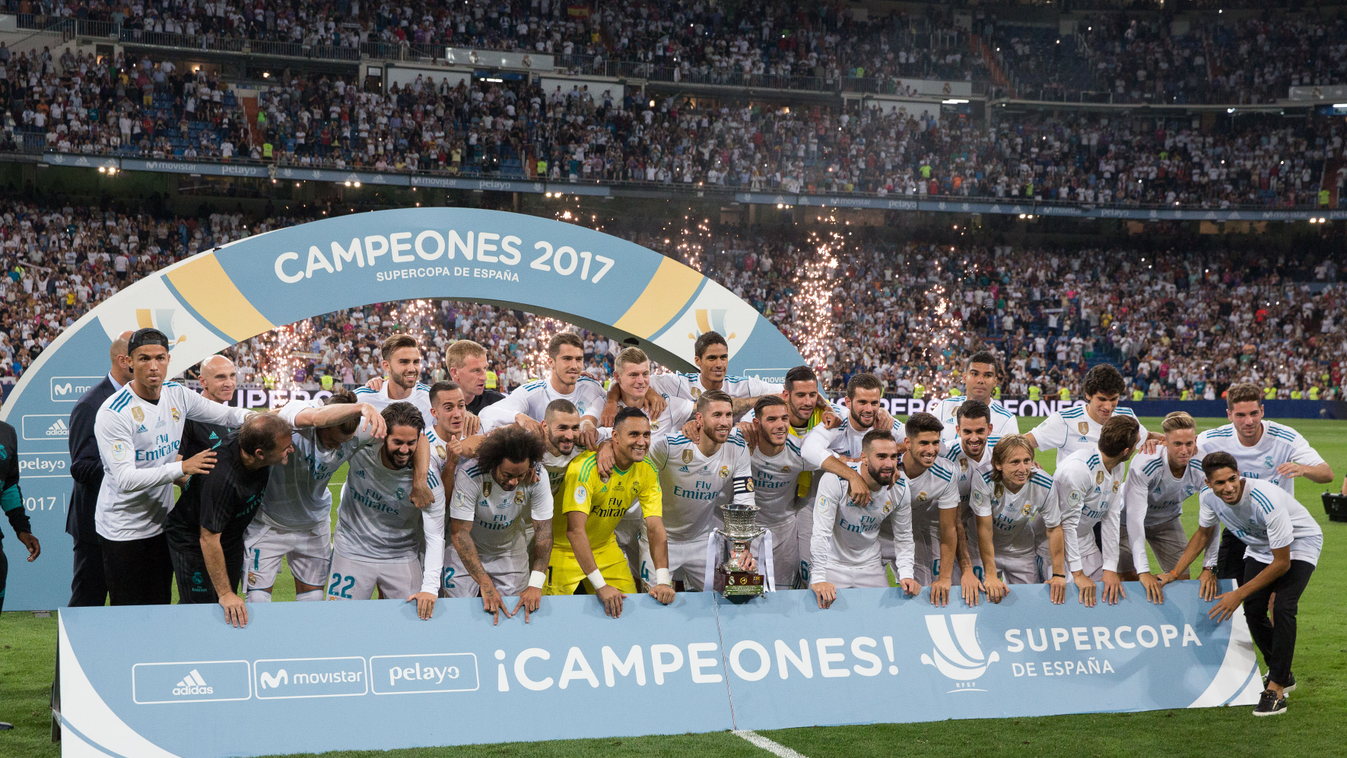 FOOTBALL - SPANISH SUPER CUP - REAL MADRID V BARCELONA 2018 CHAMPIONNAT CHAMPIONSHIP COPA COUPE cup ESPAGNE FC BARCELONA FC BARCELONE FOOT FOOTBALL MADRID Soccer Spain SPANISH SPORT SUPER 